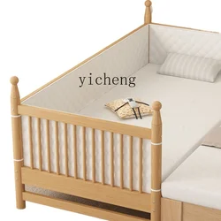 XL Solid Wood Children's Bed Widened Flat Joint Artifact Baby Stitching Bed