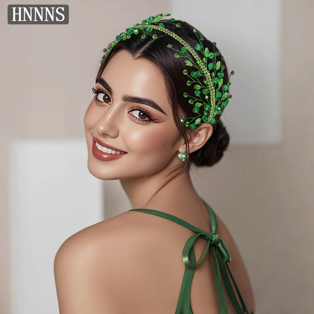 

TOPQUEEN Bridal Wedding Fashion Headband Handmade Rhinestone Weaving Elegant Ladies Banquet Ball Party Hair Accessories YXA293