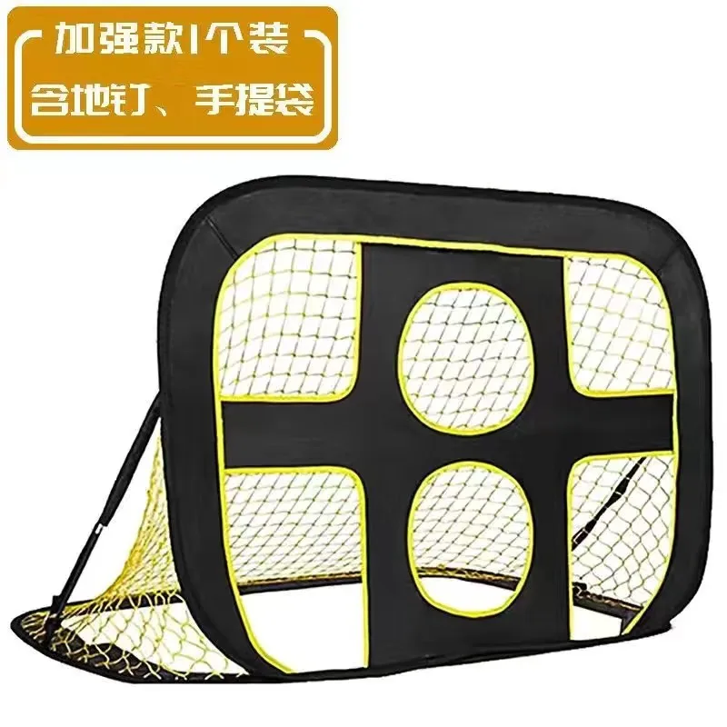 هدف كرة القدم المنبثق مع حقيبة حمل صافي آخر الصلب الكبار الأطفال داخلي حديقة قابلة للطي كرة القدم الهدف المحمولة كرة القدم صافي