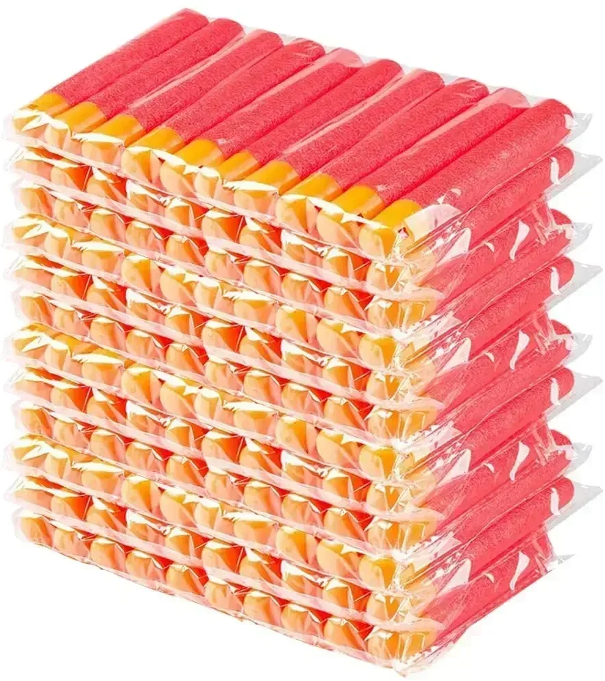 H120 Stuks Pack 9.5 Cm Refill Kogels Voor Mega Gun Sniper Refill Darts Speelgoed Pistool Serie Foam Blasters Voor Accessoire voor Jongens
