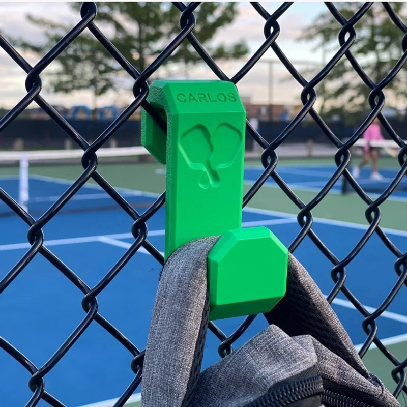 

2026 Pickleball Fence Hook Heavy Duty Bag Hanger For Chain Link Fence Portable Court Gear Organizer Outdoor Sports Multipurpose