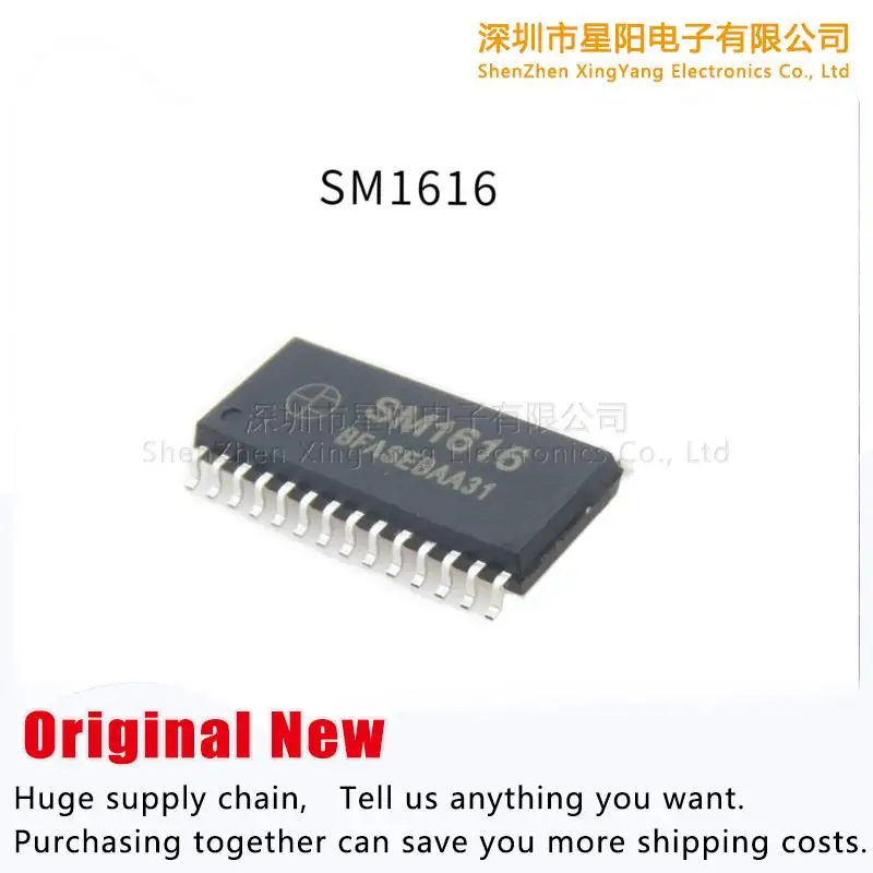 SM1616 LED Driver Chip, Original, Novo