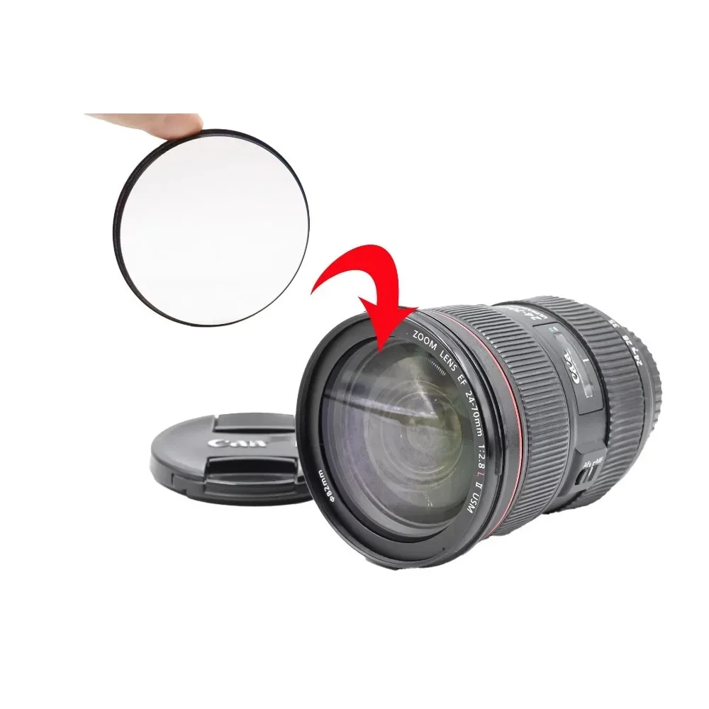 

1Pcs EF 24-70 1:2.8 II Front Lens 1st First Optics Element Glass For Canon 24-70mm F2.8 L II USM