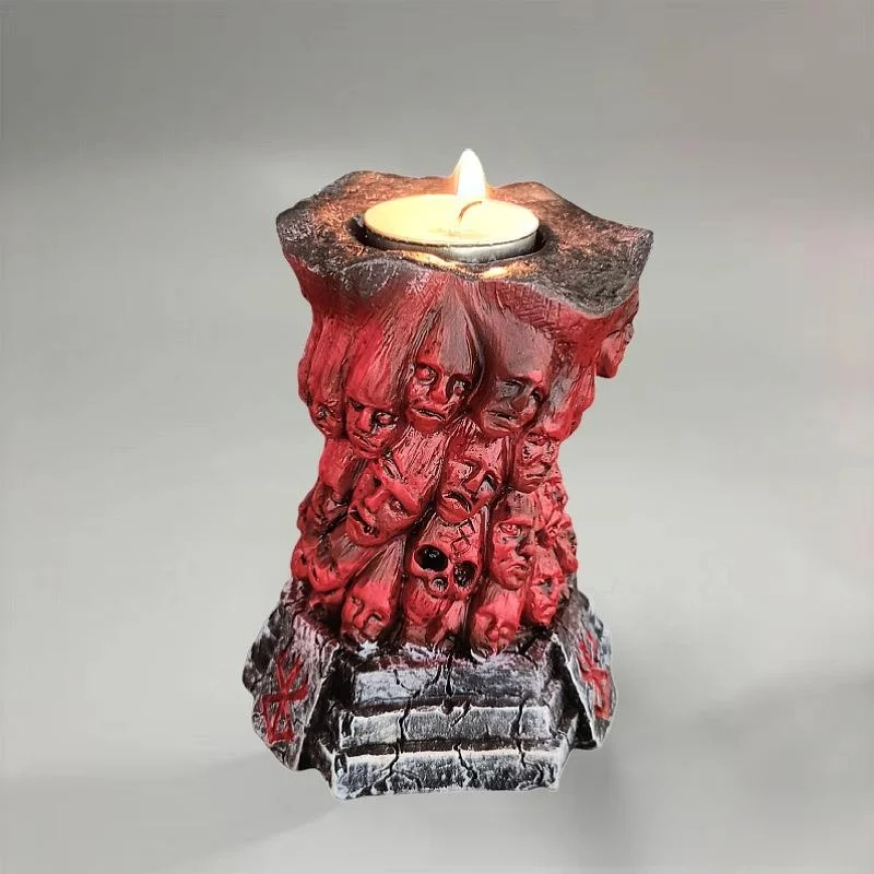 Estatua de Candelabro de la Leyenda de la Espada del Viento, Mano del Dios Berserk, Decoraciones y Adornos para el Hogar de Halloween, Decoración de Patio
