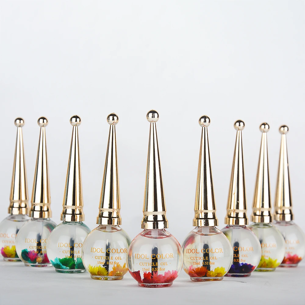 IDOL COLOR น้ํามันหนังกําพร้า ซ่อมแซมและฟื้นฟูหนังกําพร้า - ทรีทเม้นต์สปาออร์แกนิก - สําหรับเล็บที่แข็งแกร่งและมีสุขภาพดีขึ้น 0.52FL Oz