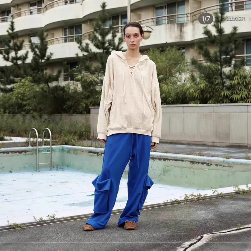 

Летние новые повседневные брюки YY 25 свободного кроя с драпировкой и регулируемым поясом, с большими карманами, для девочек-подростков, для отдыха