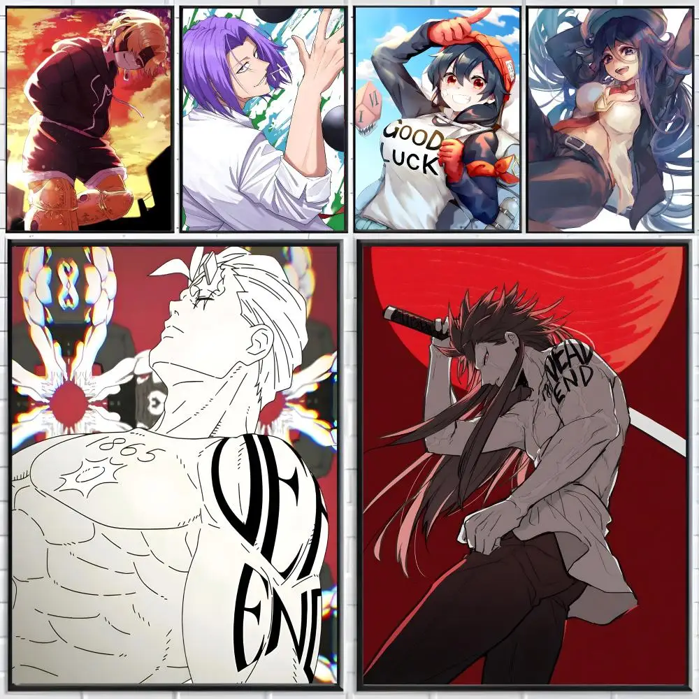 Anime Manga Undead Unluck Poster Distinct Home Decor Concepts Chic Indoor Art Pieces
