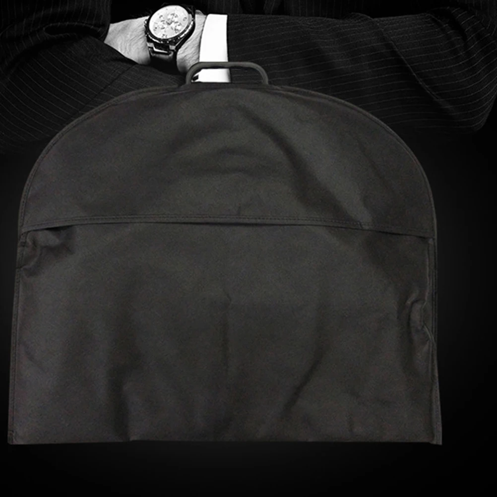 

1pc Non Woven Suit Bag Clothes Cover Portable Business Suit Bag Hanging Protective Bag for Home Outdoor