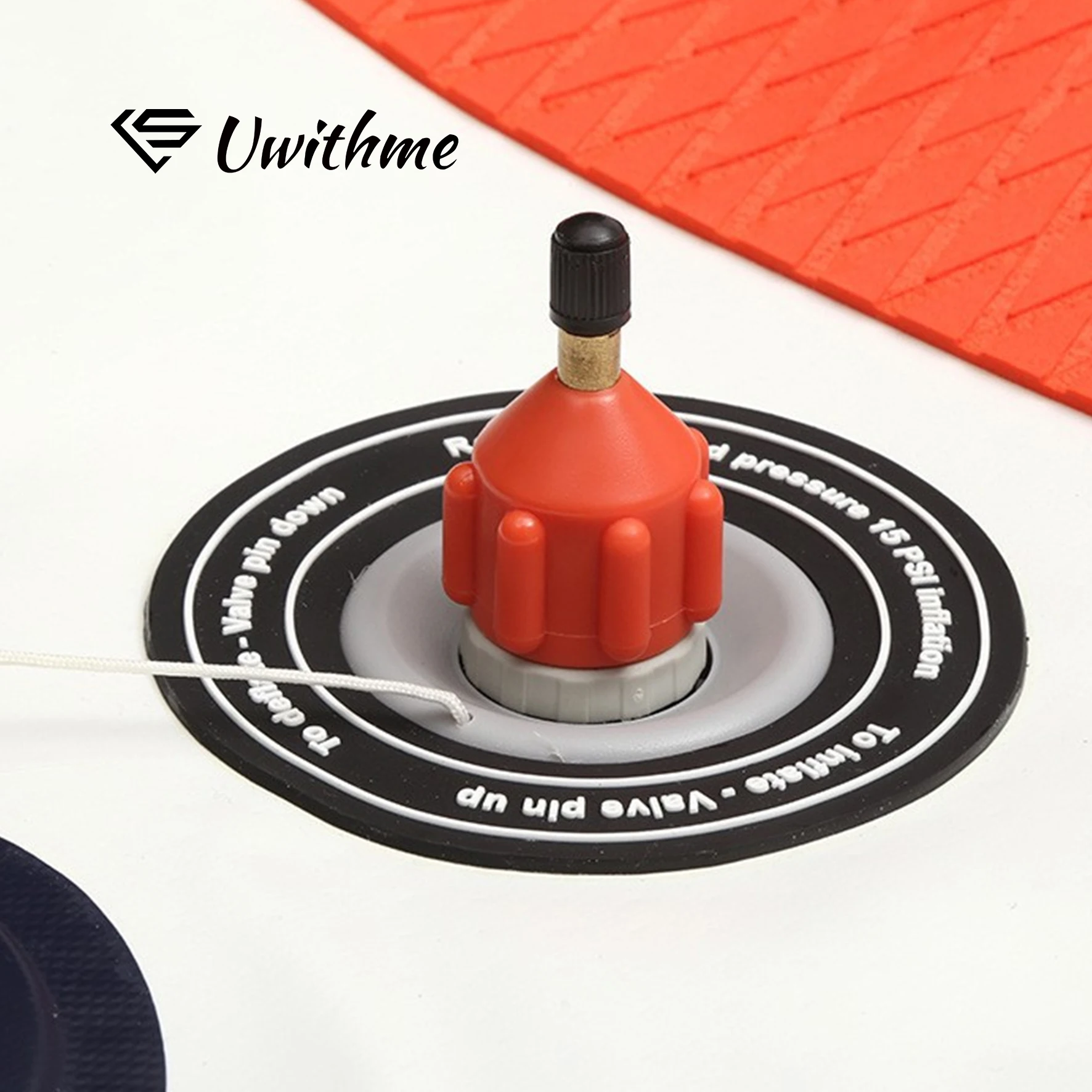 Adaptador universal de nylon para válvulas de aire, resistente al polvo y al desgaste, portátil, para tablas de SUP, surf de remo, kayaks hinchables, playa y deportes acuáticos al aire libre