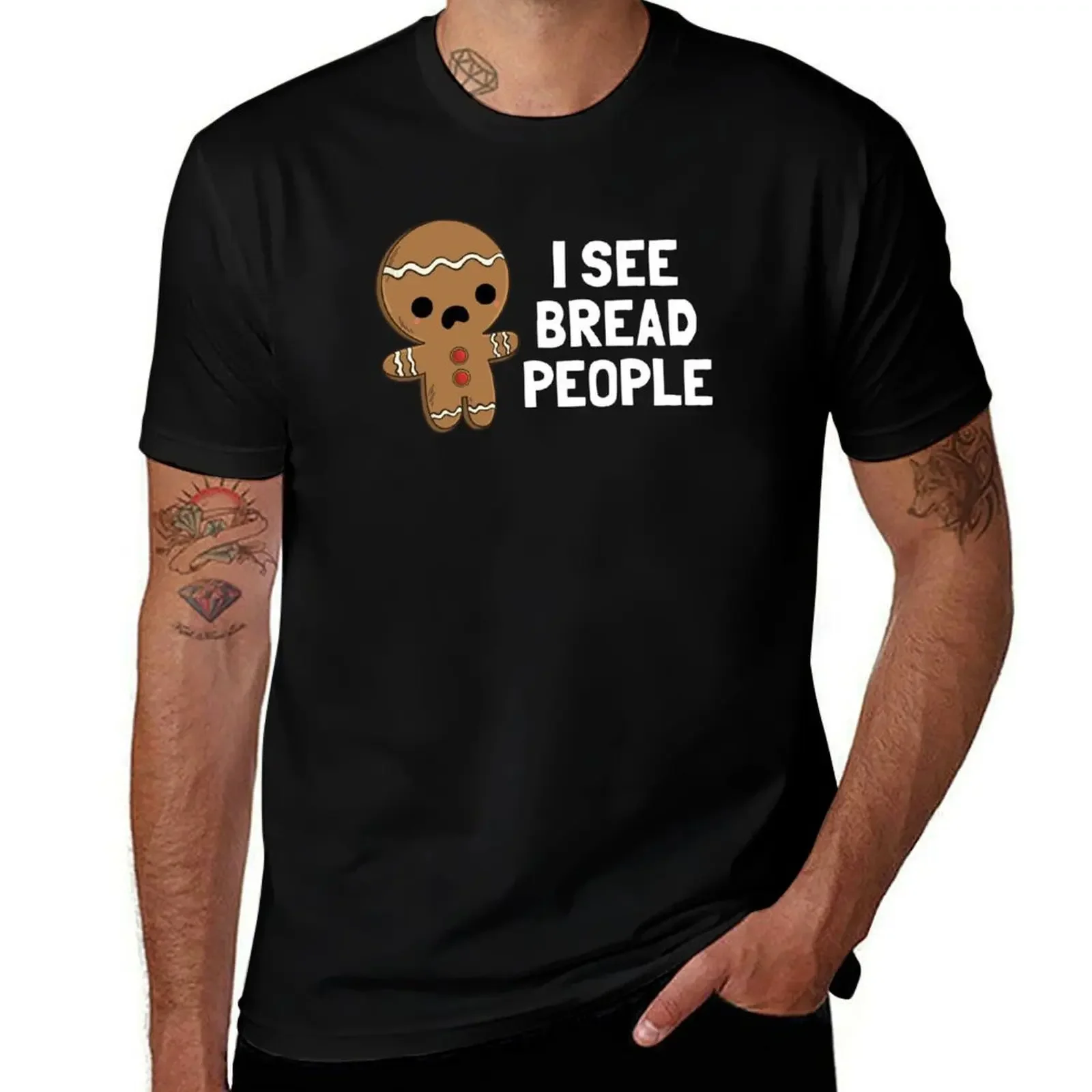 

I See Bread People T-Shirt anime clothes Blouse fashion shirts black t shirts for men