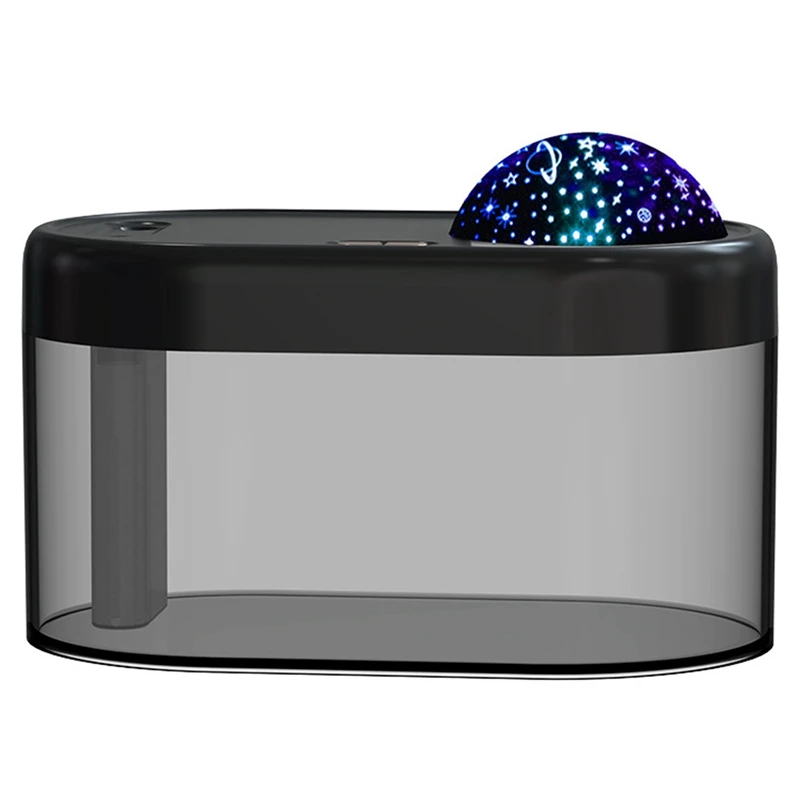 

A84Z-1L USB Humidifier,Starry Sky Lamp Projection Humidifier Household Silent Spray Atmosphere Projection Night Light