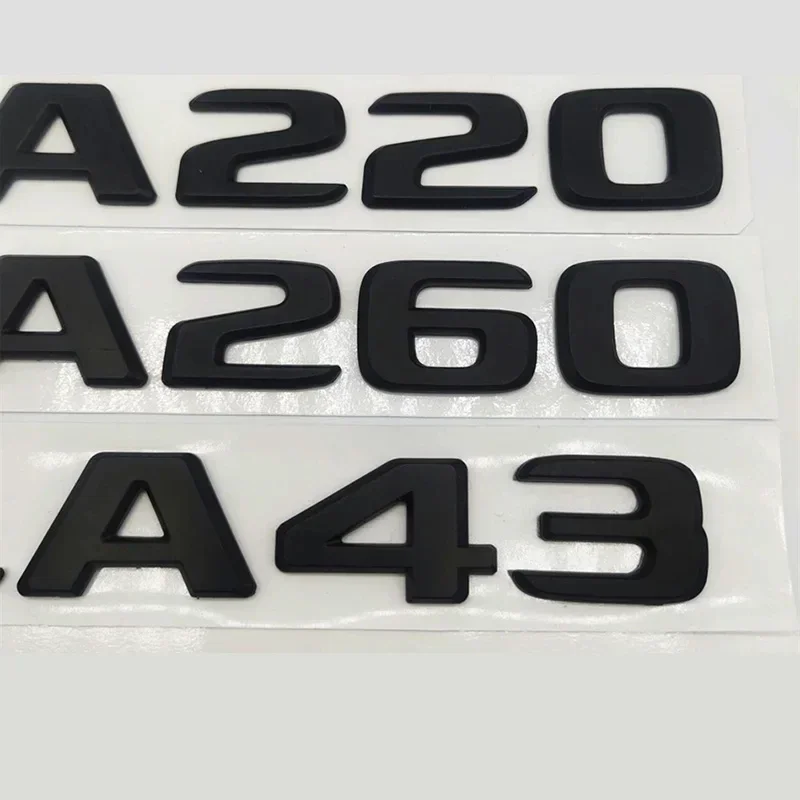 3D ABS Car Sticker Trunk Badge For Mercedes AMG W117 C117 C118 CLA43 CLA45 CLA200 CLA220 CLA 260 4MATIC Emblem Logo Accessories