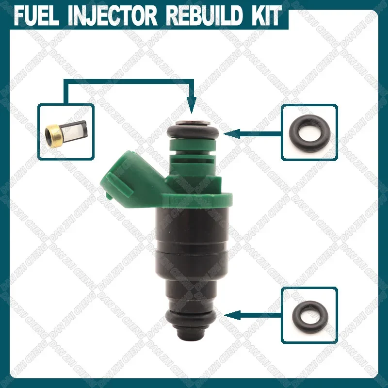 

Fuel Injector Service Repair Kit Filters Orings Seals Grommets for VW Beetle Golf MK4 BORA Jetta Audi A3 1.6 037906031AL