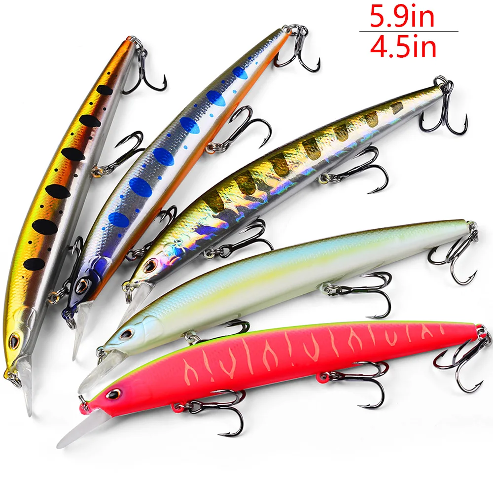 1Pc Large Minnow Fi… - image