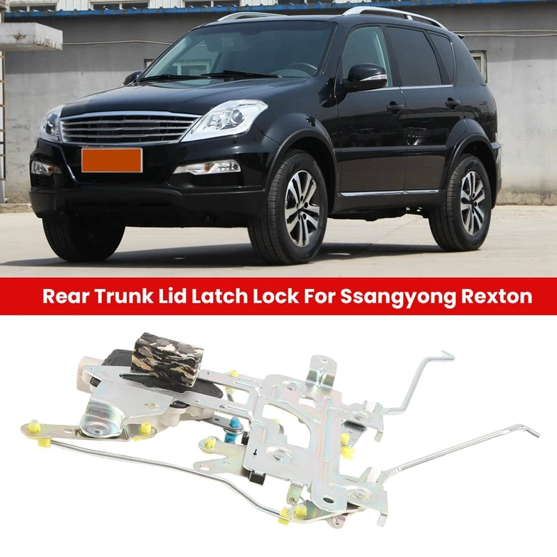 7140308012 Car Tail Gate Rear Trunk Lid Latch Lock For Ssangyong Rexton Door Lock Central Locking Replacement Parts Accessories