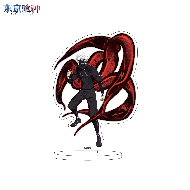 Anime Tokyo Ghoul 15cm Stand Kaneki Ken Touka Kirishima Action Figure Ornament Acrylic Toy Collections Gifts Hobbies Peripherals