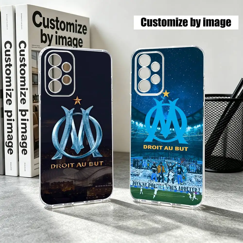 O-Olympique De M-Marseille Football  Phone Case Transparent Silicone Soft For Samsung S25,S24,S21,S22,S23,S30,Ultra,S20,Plus,Fe