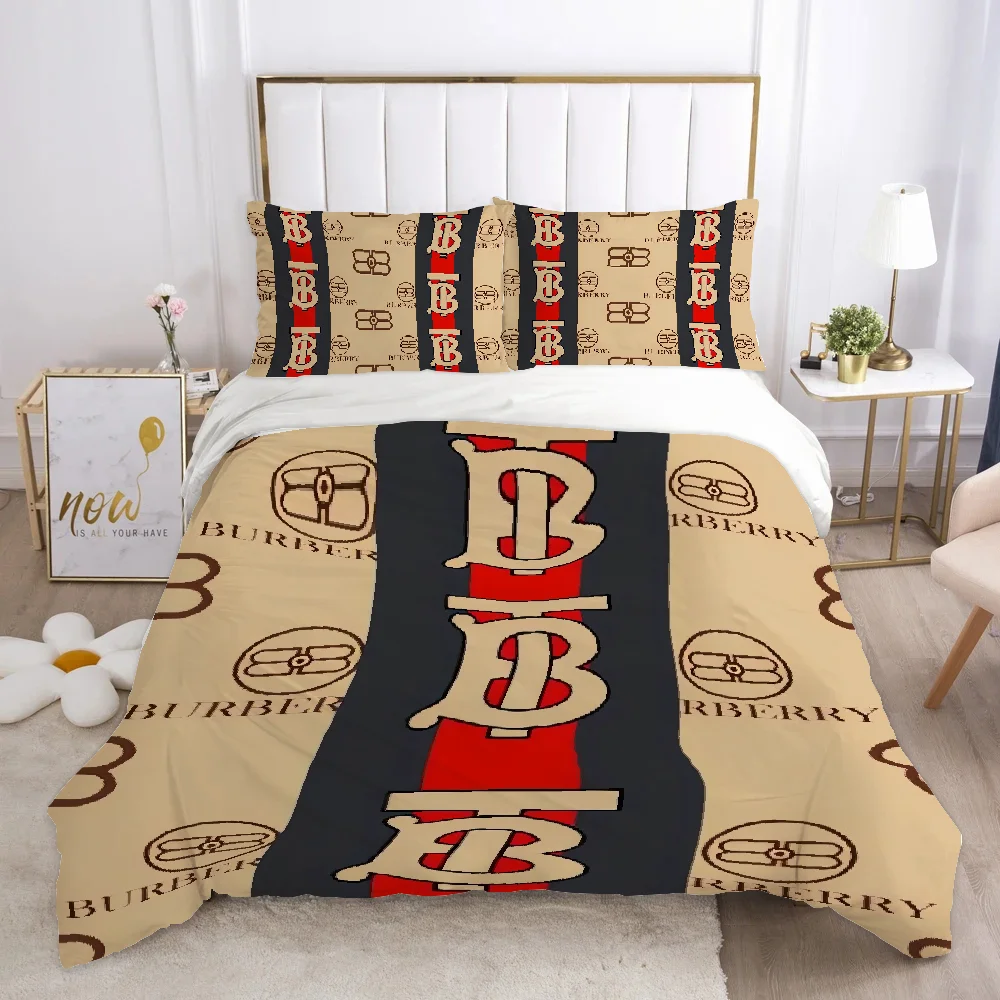 Cover Double Comforter Bedding Sets Bedding Set Duvet Cover Queen Comforter Sets Quilt Pillowcase Quilt Cover Set b-burberry-y