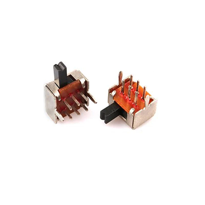 10PCS SK-22D07 Rutsche Schalter Micro-Power Kippschalter Direkt eingefügt Horizontale Schiebe Getriebe