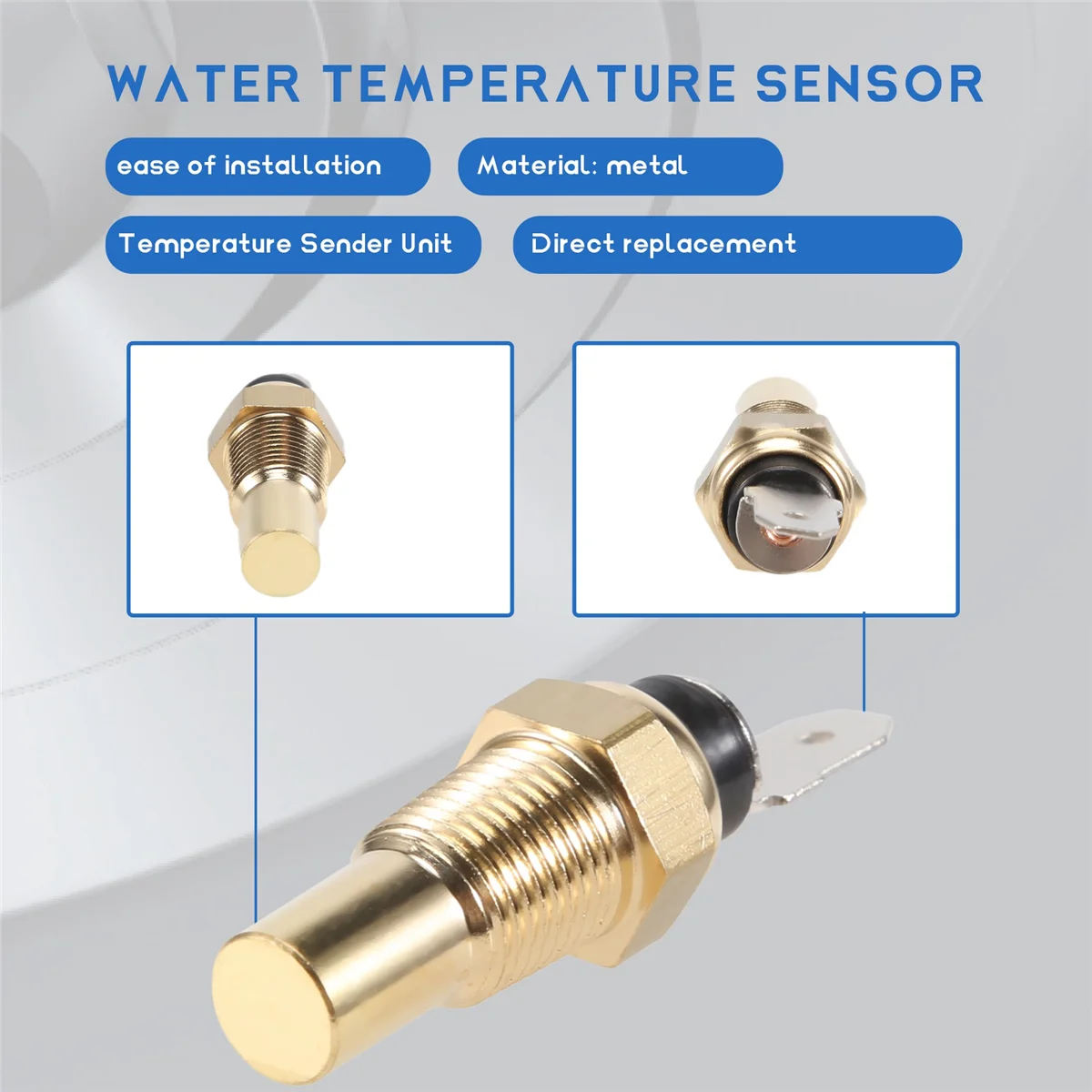 Unidad receptora de temperatura del refrigerante MD091056 34850-82000 para Mitsubishi Mazda, Sensor de temperatura del agua del coche