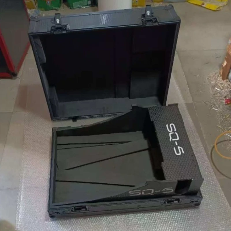 Flight Case for Allen & Heath SQ5/SQ5+ Digital Mixer, Custom Fit Padded Console Case for Live Sound, Studio and Installation