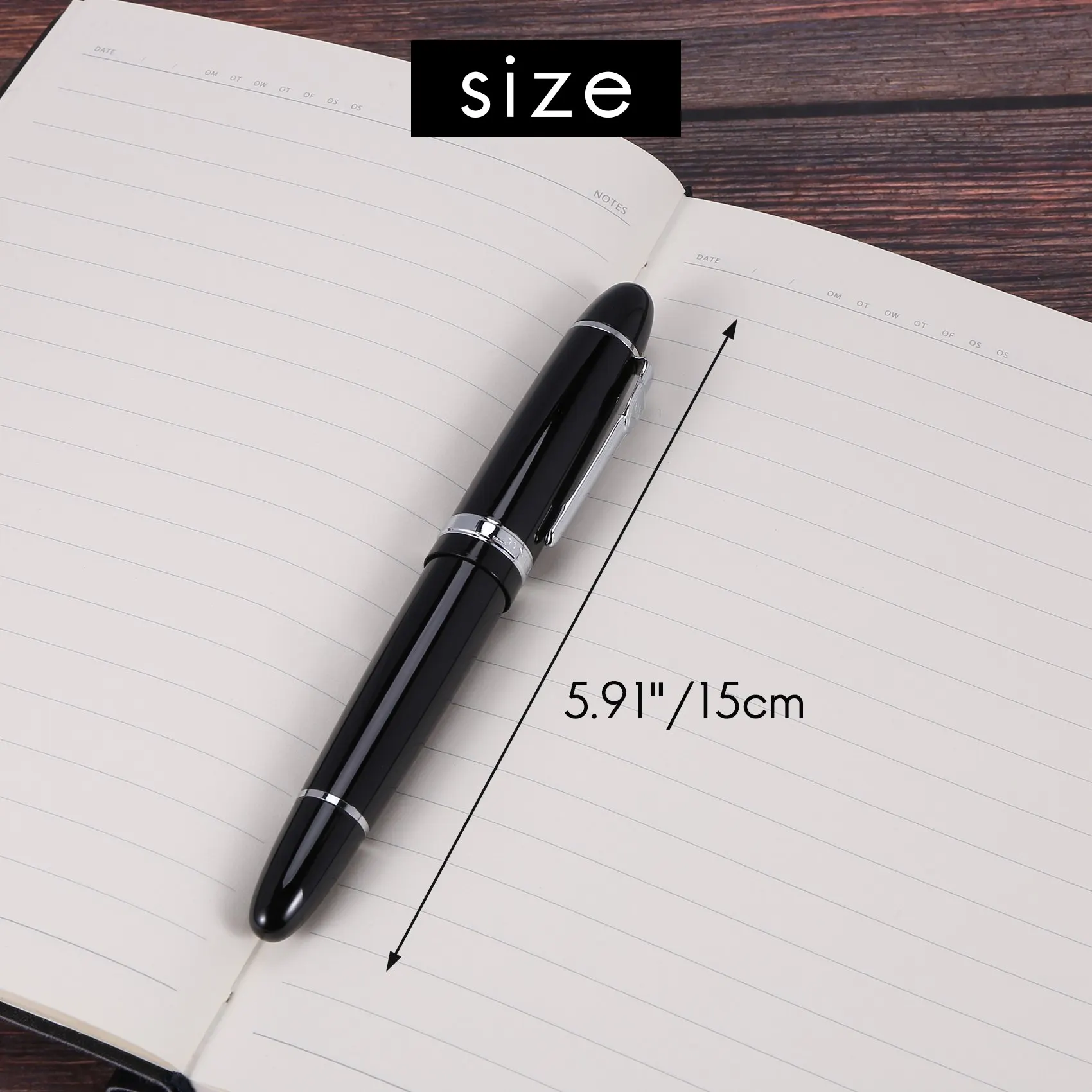 قلم حبر منقار أسود وفضي ، زينة هدايا سميكة ، الولايات المتحدة الأمريكية ، من الولايات المتحدة الأمريكية