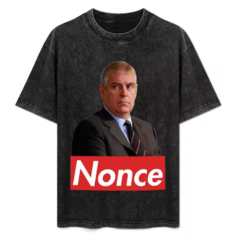 Prince Andrew Nonce T-Shirt t shirts with prints t shirts for man graphic funny T-Shirt
