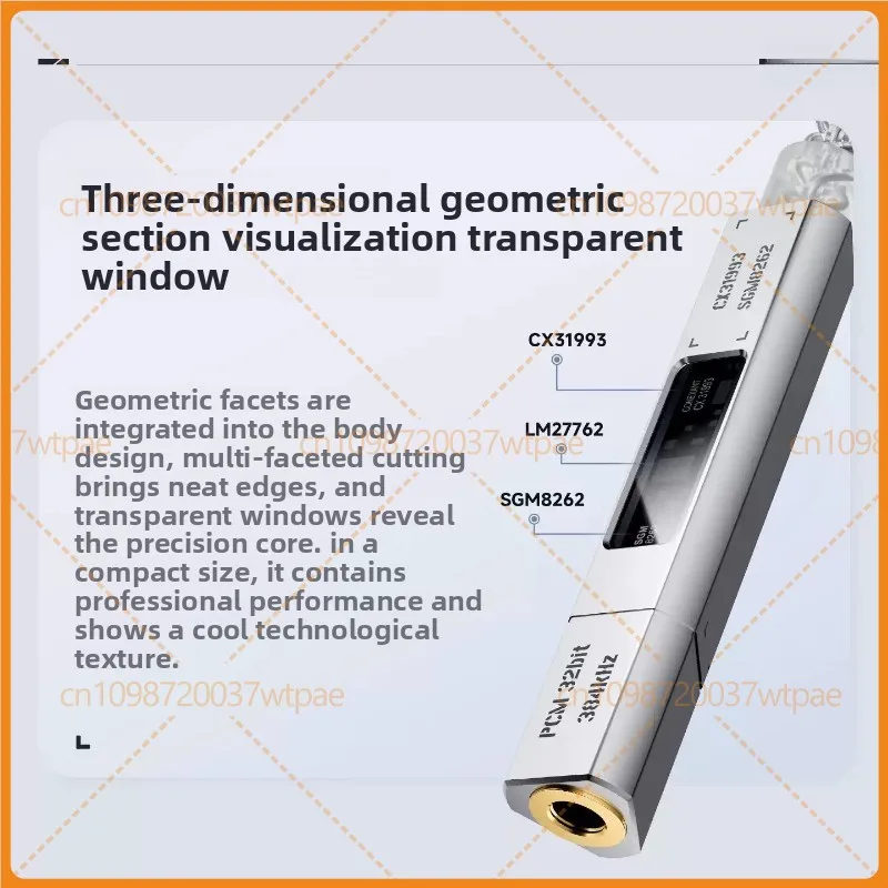 For NICEHCK NK1Ultra DAC Audio Adapter Dual Chip Digital Decoding Portable Earphone Dongle