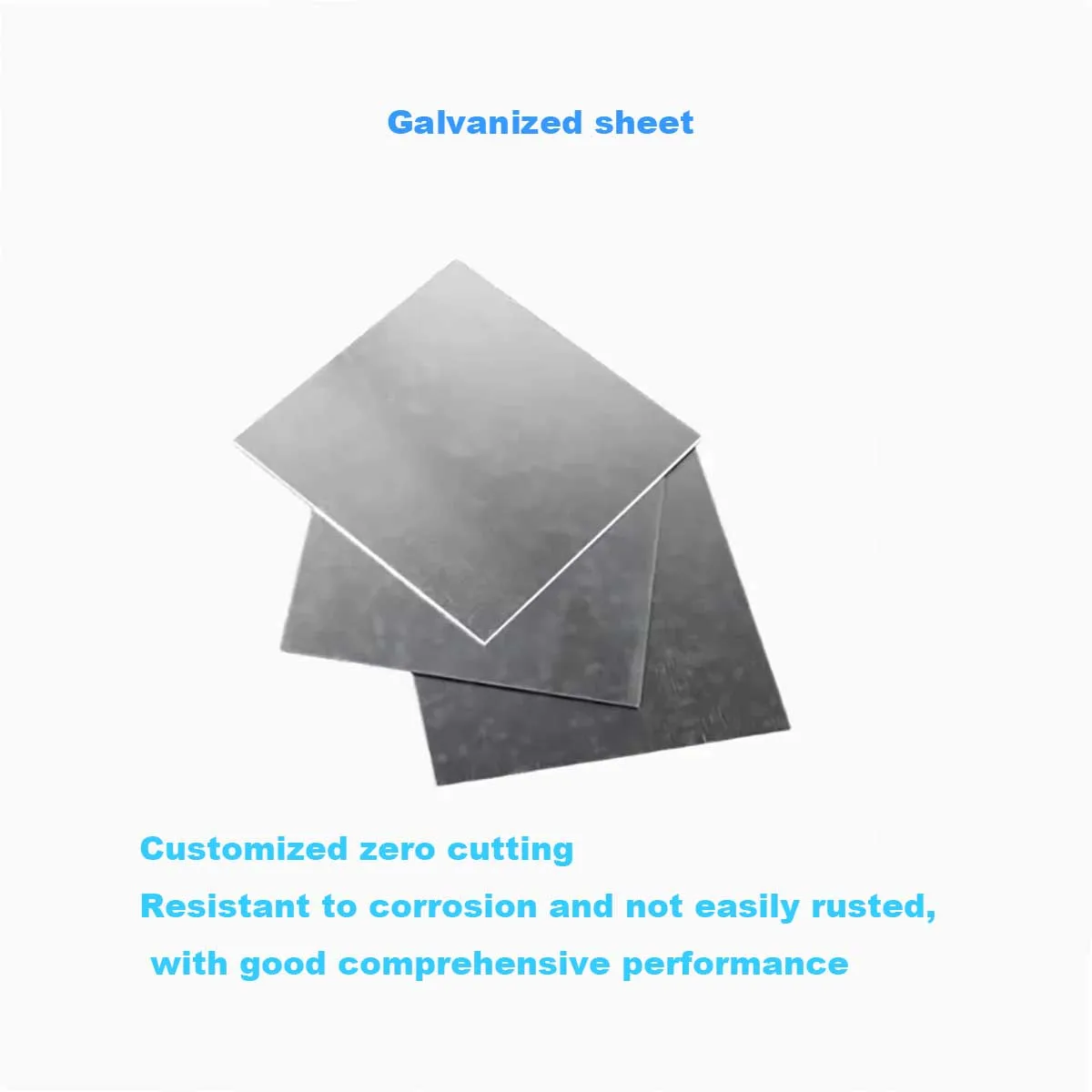 Q235 Galvanized Sheet Square Plate Processing Custom Zero Cut White Iron Sheet a3 Iron Sheet Thin Steel Plate