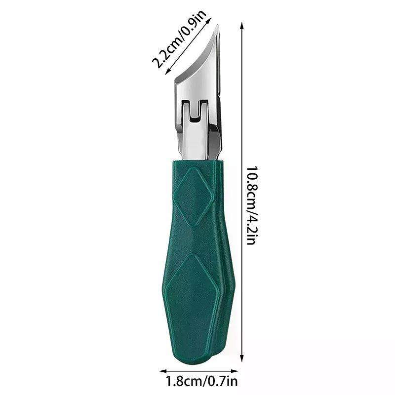 Curved Nail Clippers Anti-Splash Nail Clippers Large Opening Special Nail Clippers Diagonal Pliers Nail Scissors Manicure Tools