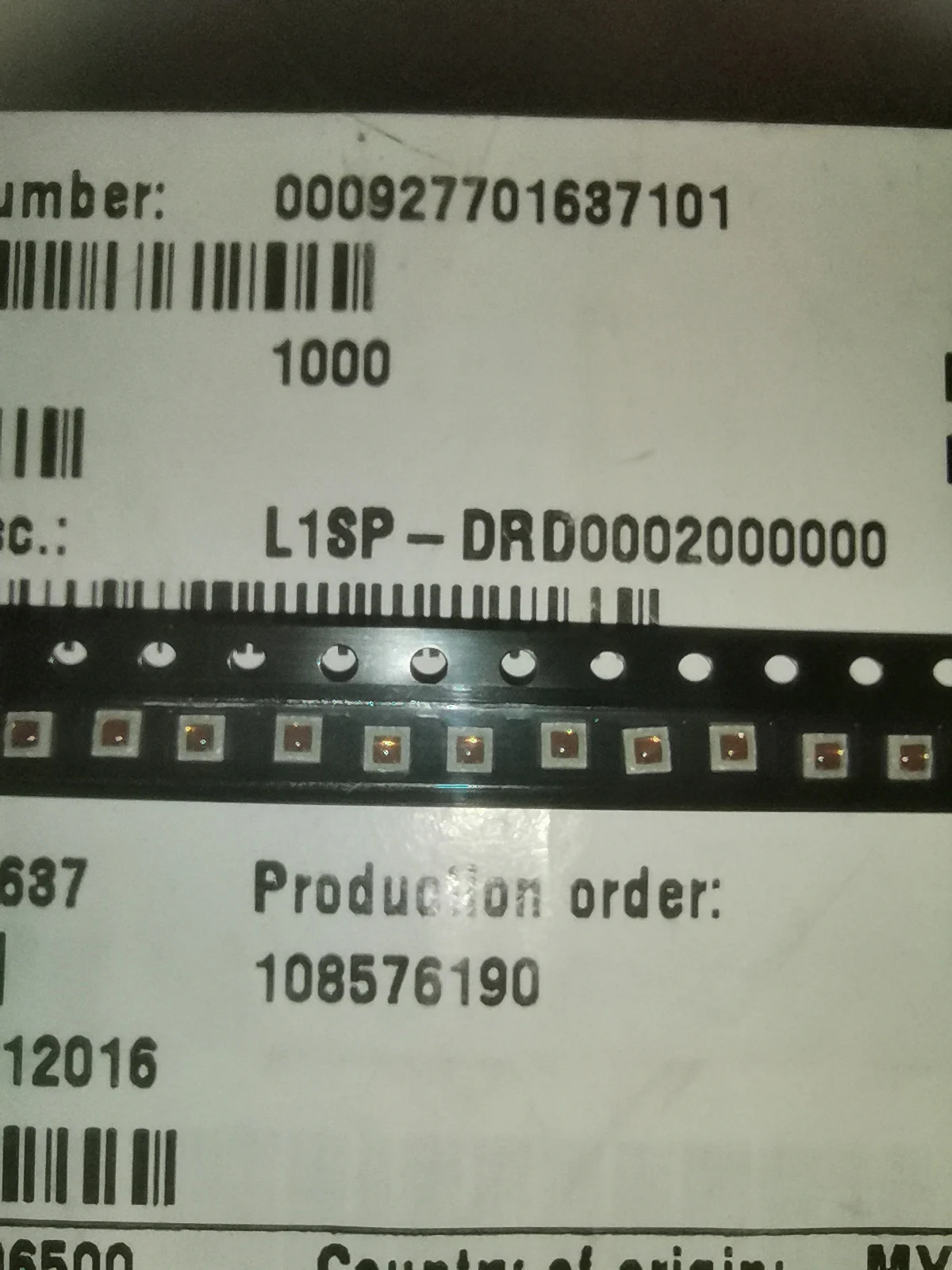 10PCS/  2020 high power LED red light, wavelength 660nm, L1SP-DRD0002000000