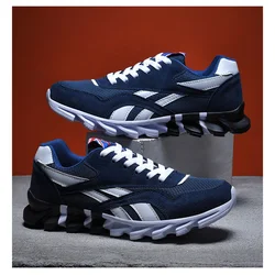 Brands Trend Size 46 47 48 Men Shoes Wear Resistant Cushioning Thick Soled Gym Sports Shoes OutdoorBreathable Running Shoes Male