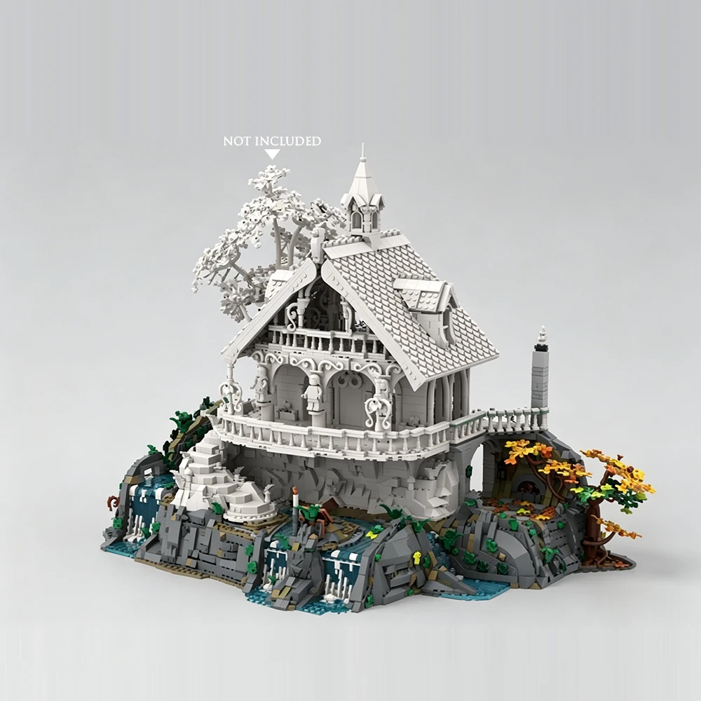 

New MOC Classic Movie Scene Expansion: The Last Cozy House Base Model Building Blocks DIY Assembly Toy for Boys Collectible Gift