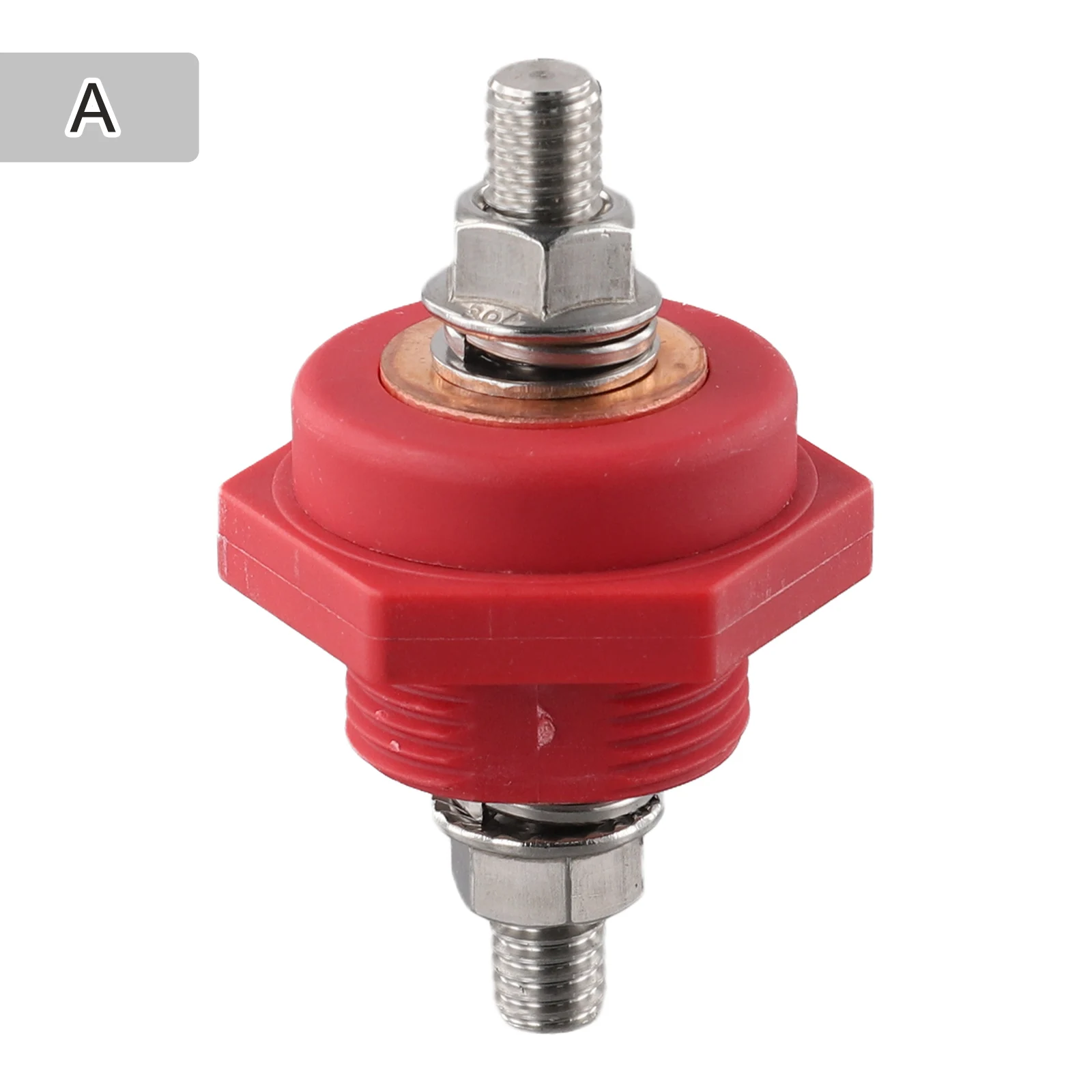 1 Piece 3/8 Inch Brass For Battery Power Junction 440A DC Post Connector Terminal Kit For Car RV Boat