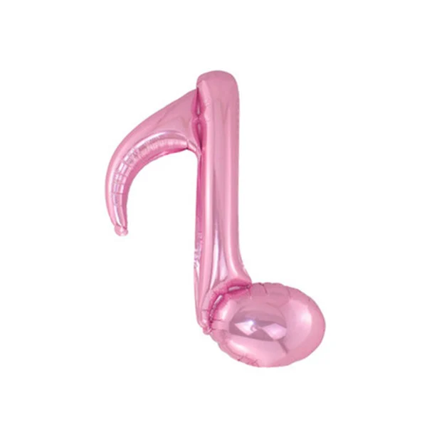 

Pink Music Note Mylar Balloons Premium Foil Birthday Party Decoration Kids Celebration Music Note Mylar Balloons