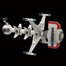 MOC Captained Futured Comet L250 Spaceship Building Blocks High-tech Battleship Bricks Model Assemble Toys Birthday Gifts