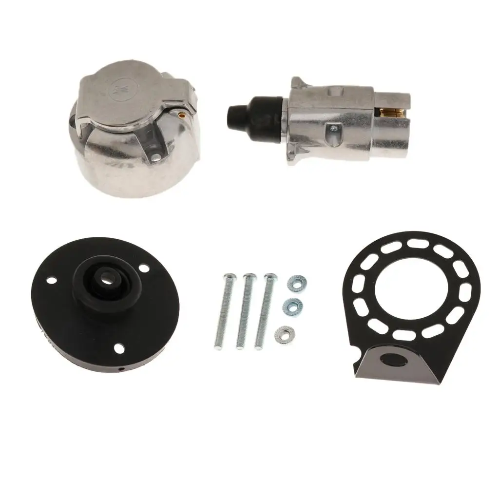 

7-контактный 12 В электрический разъем, адаптер, вилка, прицеп для автофургона