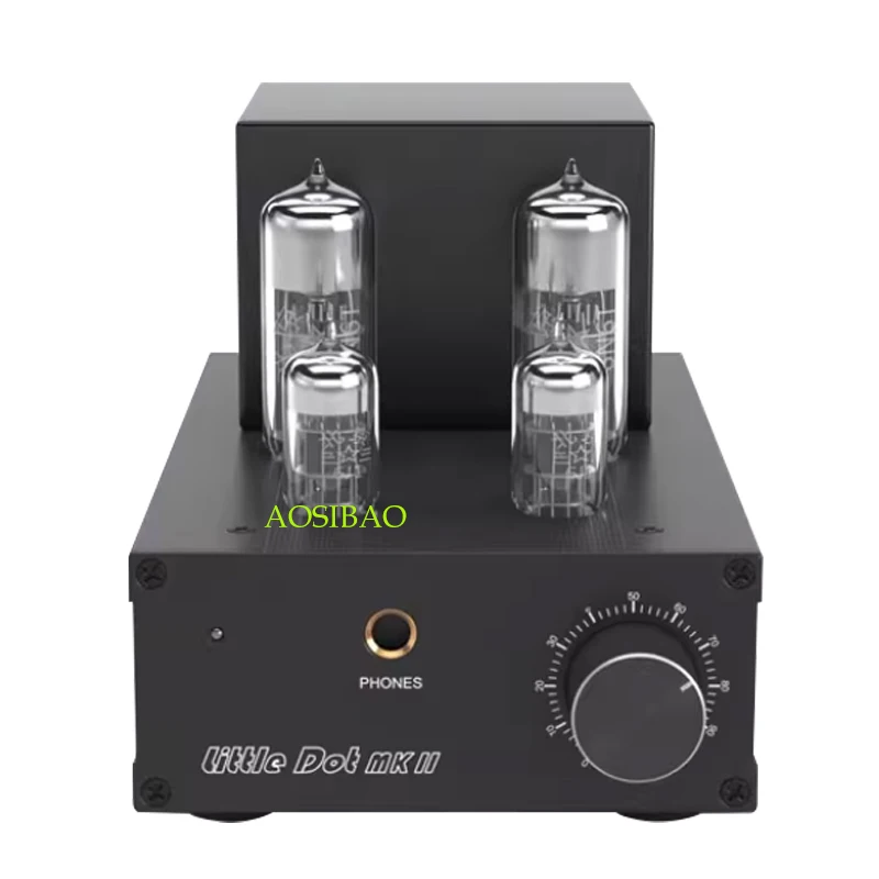 AIYIMA SMSL Dot MK2 MK 2 tubo de vacío auriculares Amp HIFI Audio auriculares amplificadores DAC EXQUIS 6J1 6N6 lámpara amplificador de auriculares
