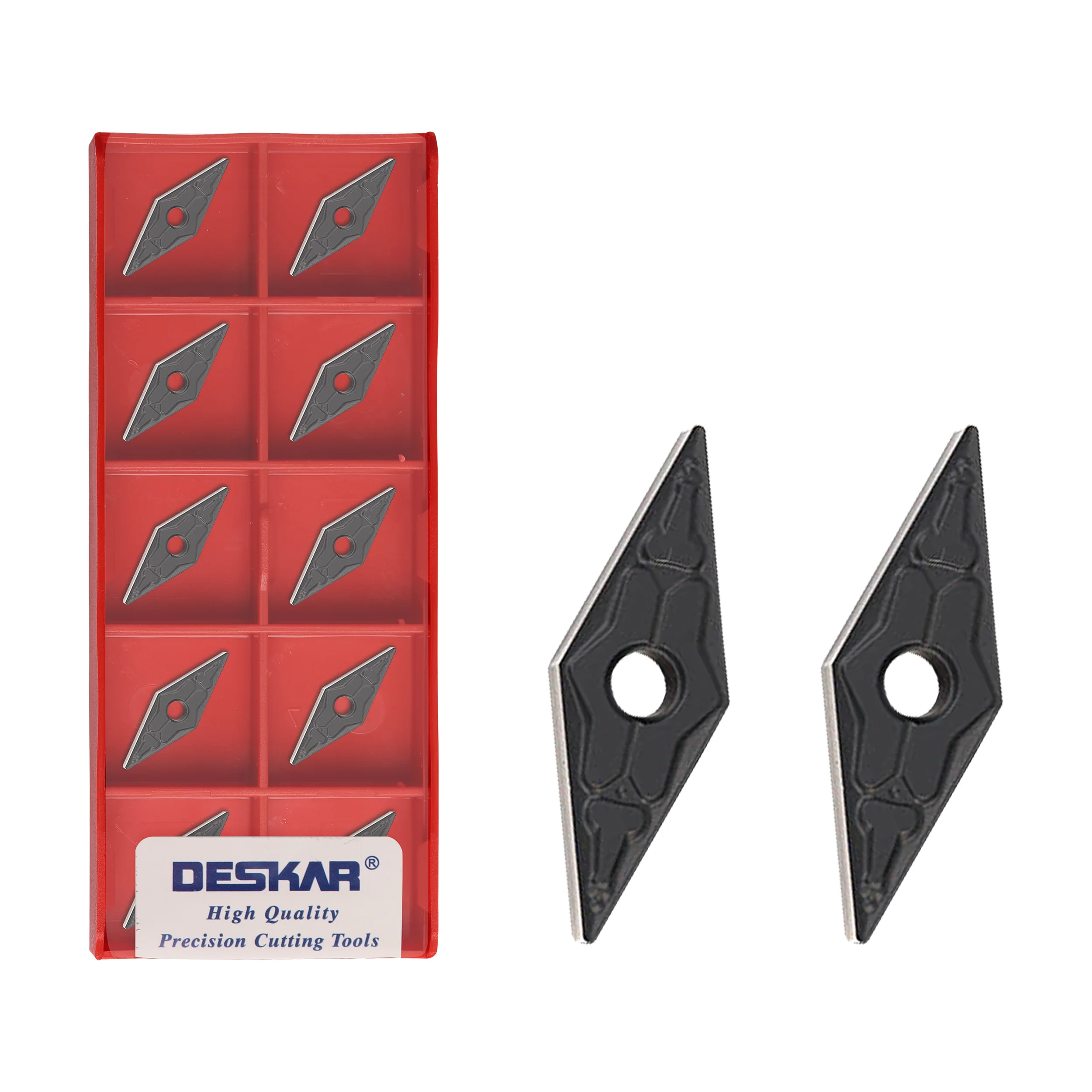 10 pz VNMG160404 VNMG160408 TM LF9118 lama per tornitura ad alta durezza tornio CNC inserti in metallo duro resistenza all'usura per parti in acciaio