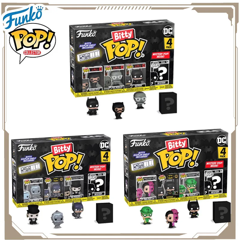 

Funko POP, оригинальная фигурка Бэтмена, 85-летия, женщина-кошка, Виктор, картофель фри, двухлицевая человек, игрушки для мальчиков и девочек, детский подарок