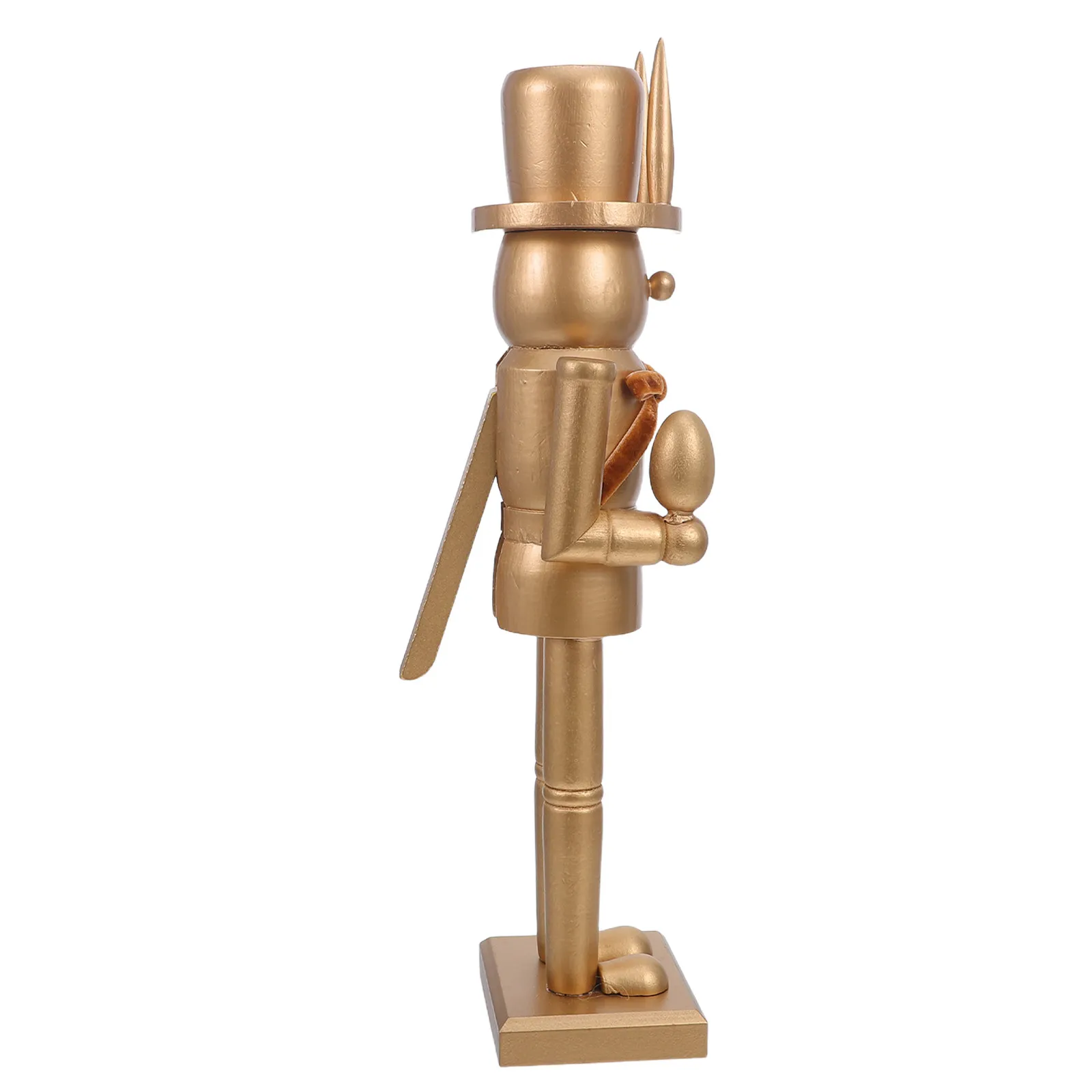 

Wooden Bunny Nutcracker 38.5cm Spring Table Decor Holiday Centerpiece for Dining Table Festive Home Display Small Nutcracker