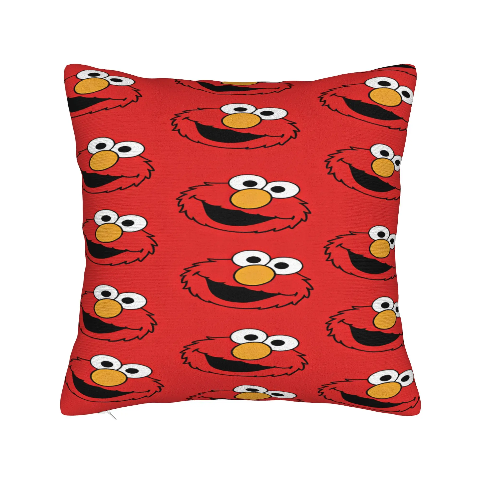 Cookie Monster Elmo Pillow Cover  Kawaii Pillow Case For Sofa Bedroom Home Decor Custom Pillowcases Gift
