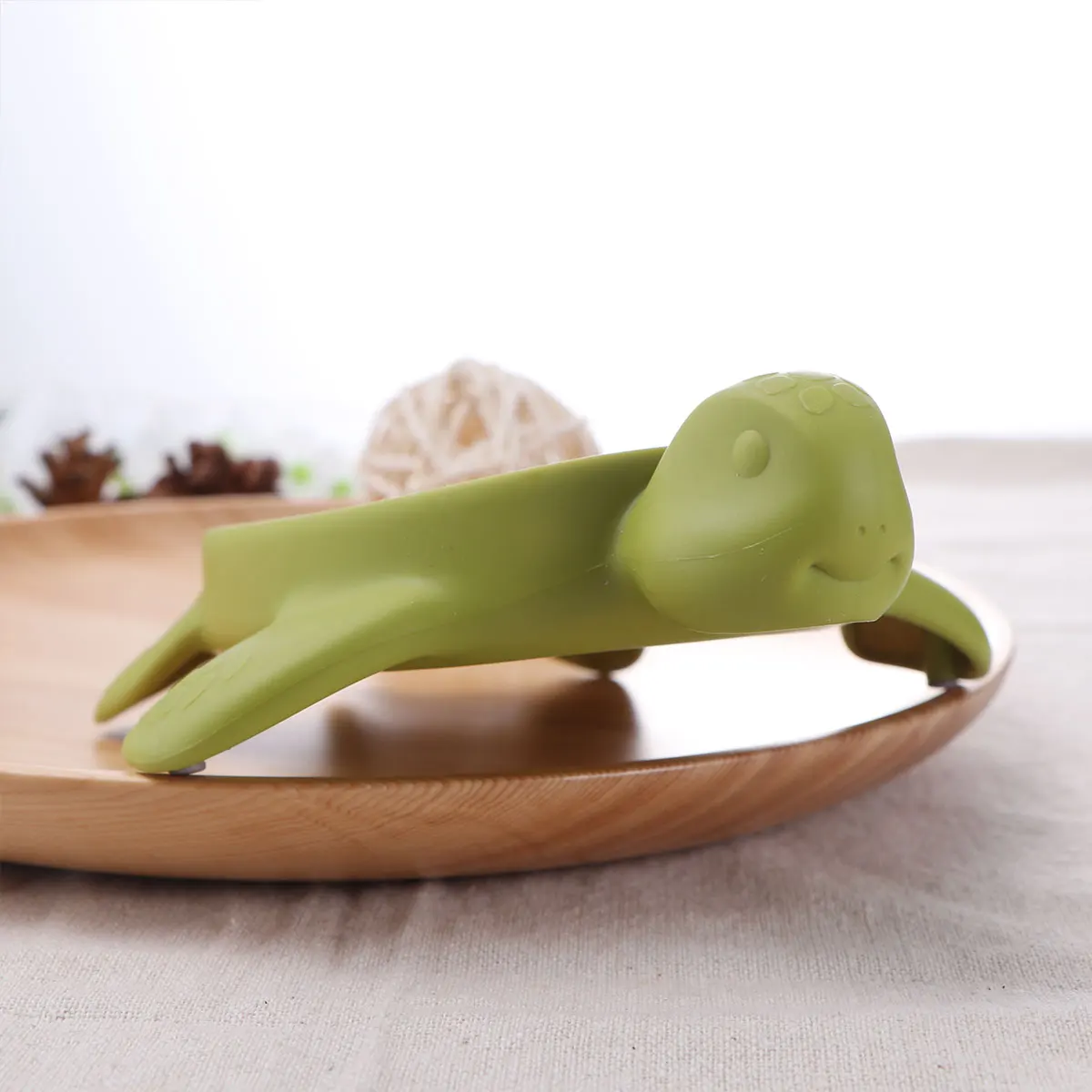 

1pc Turtle Shape Dish Pp Tray With Drainage Design For Bathroom Shower Bathtub Kitchen Easy Drain Soap Box Non-Metal