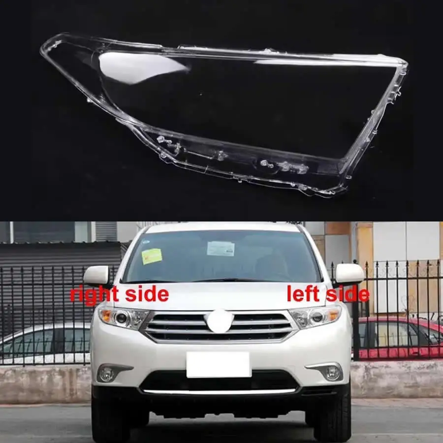 

Для Toyota Highlander 2012-2014: Прозрачная крышка/корпус фары, маска фары, пленка из плексигласа для замены оригинальной линзы