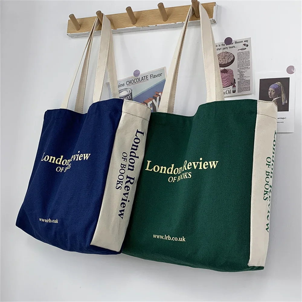 

Women Canvas Shoulder Shopper Bag Cotton Cloth Eco Big Shopping Bag for Woman 2023 Girls Student Handbag Large Tote Book Bags