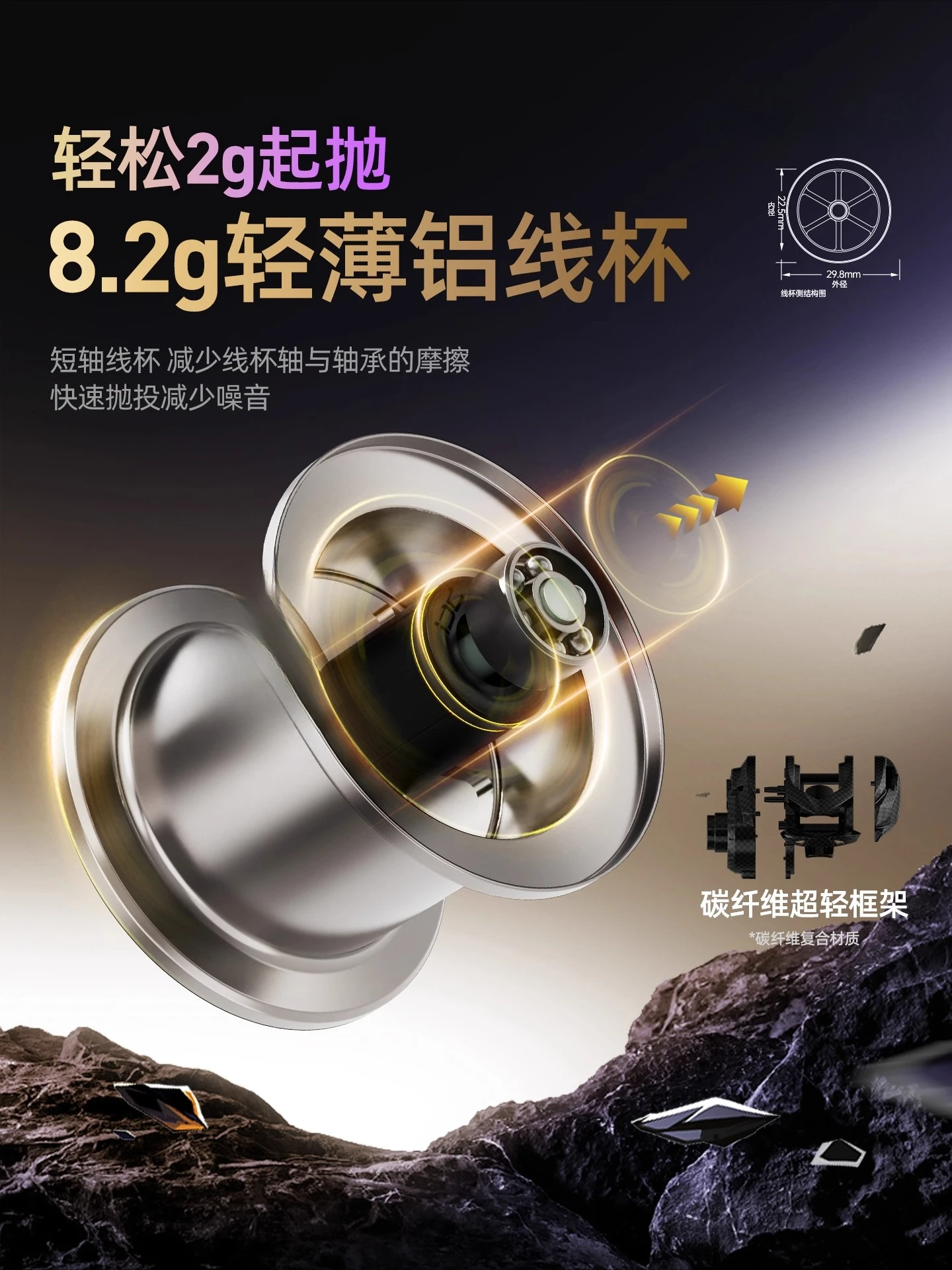 عجلة قطرة الماء Luya كائن صغير عن بعد فرامل إلكترونية للإسقاط، عجلة قطرة الماء عجلة صيد ذكية بتيار مستمر #4