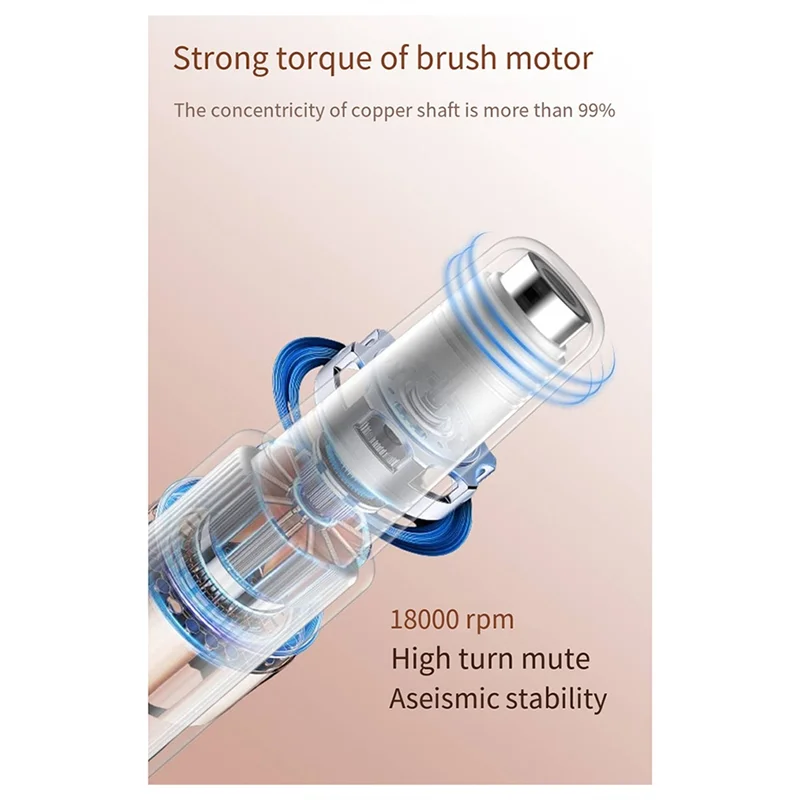 BAAO-New HX-15 مصباح شواء متعدد الوظائف ملمع أظافر 9 سرعات إلى الأمام والخلف التبديل 18000 دورة في الدقيقة أداة الأظافر