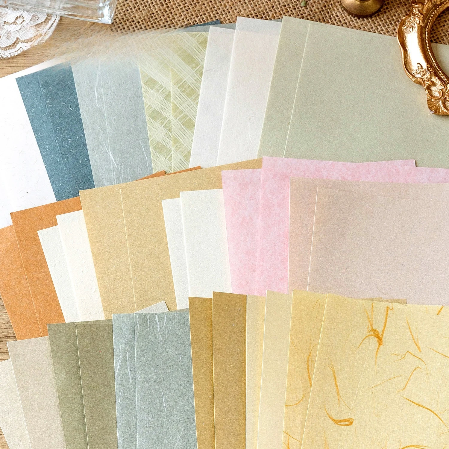 1PC Hanano Chapter Series Flower Handbook Material Decoration Sheet Stickers Packaging Paper