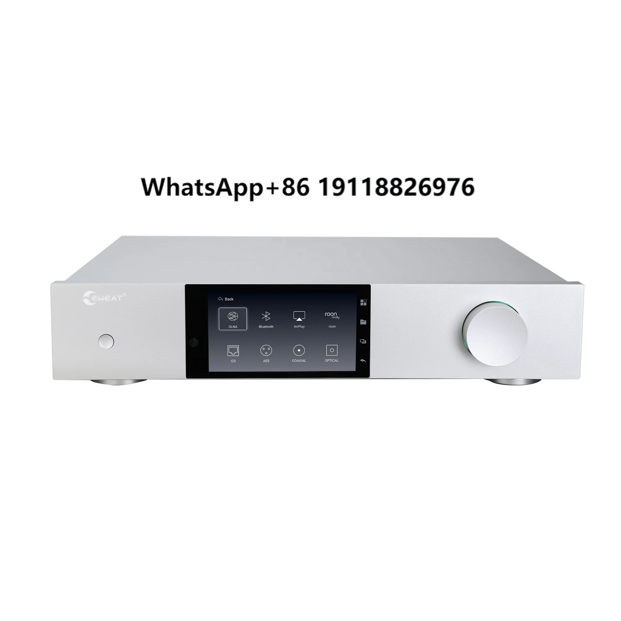 

DMP Network Digital Lossless Audio Player ESS9038PRO DAC DSD512 2.5'' 3.5'' HDD NAS Server APP Control HiFi Music Streamer