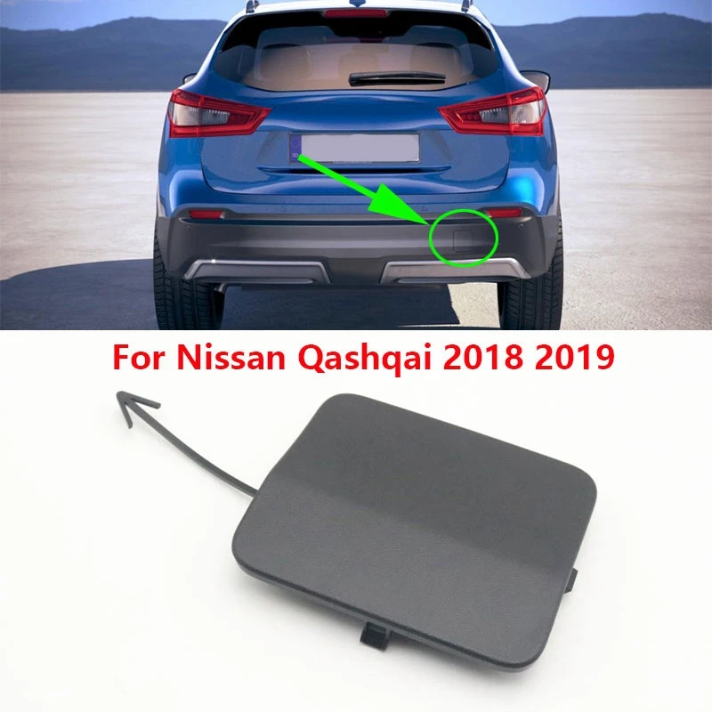 Rear Bumper Tow Hook Eye Cover Trim Trailer Cover Cap for Nissan Qashqai 2018 2019 85071-DF60A-B151